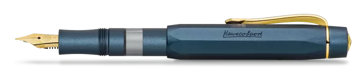 Piston Sport AL Navy/Gold – Der ikonische Kolbenfüller aus Aluminium