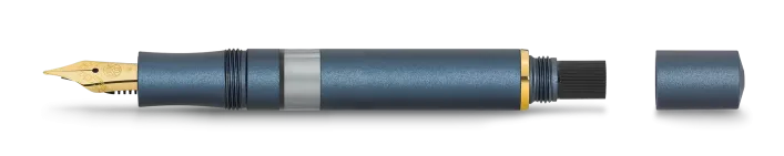 Piston Sport AL Navy/Gold – Der ikonische Kolbenfüller aus Aluminium