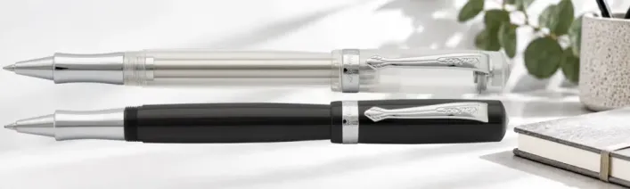 STUDENT Tintenroller Schwarz & Transparent