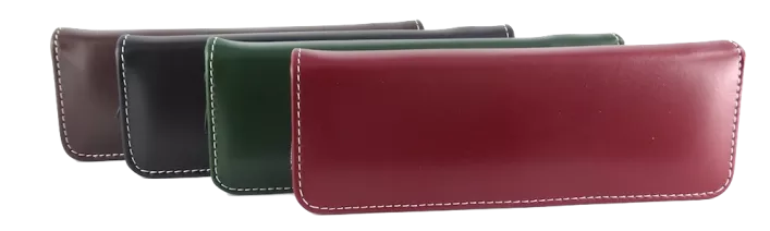 Etui Leder 3er mit Reißverschluss 