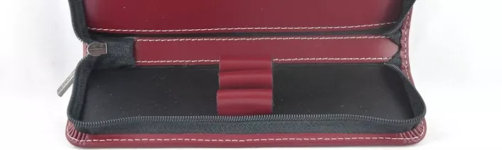 Etui Leder 3er mit Reißverschluss 