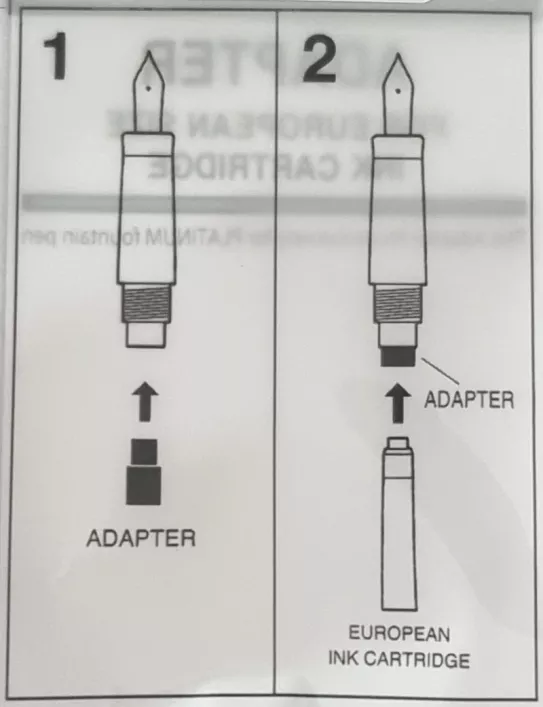 Adapter für Standardpatronen – Kompatibilität für europäische Tintenpatronen