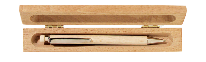 Schreibgeräte-Etui aus Holz