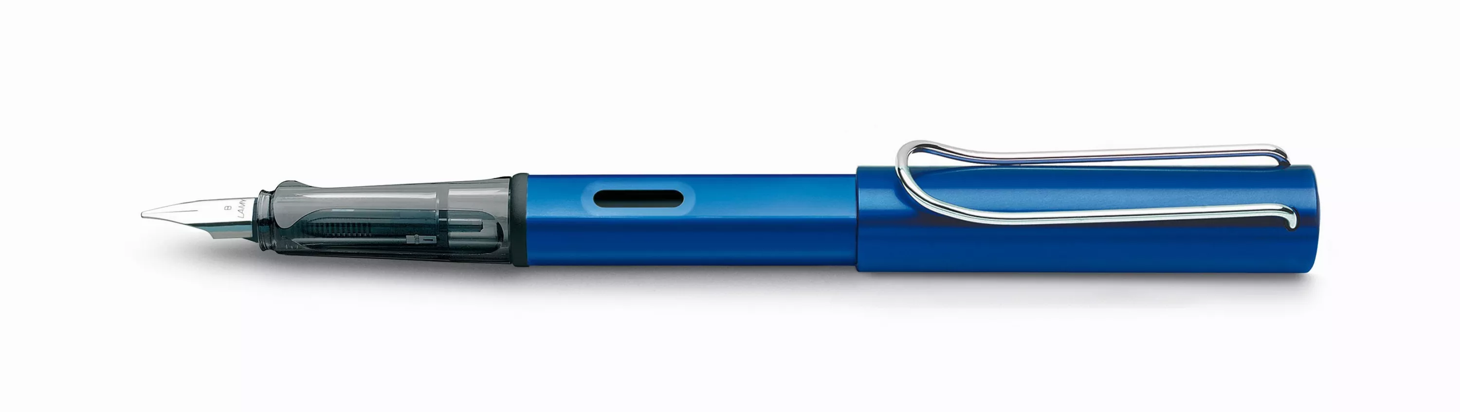 Lamy AL-star Füllhalter – Feder B, Farbe Graphit, Inkl. Laser-Gravur & Geschenkverpackung
