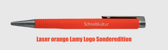 Logo LASER ORANGE Kugelschreiber inkl. Gravur