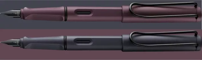 Safari Gravur Edition – Dein persönlicher Füllhalter scarlett und steel black