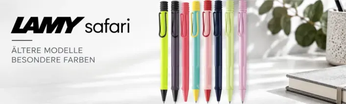 LAMY safari Kugelschreiber – ältere Modelle & Sondereditionen