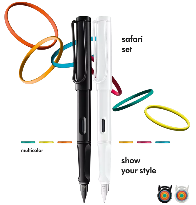 Safari Multicolor Special Edition Set – Sammleredition mit 2 Füllhaltern