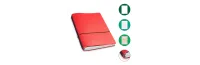 X17 Notizbuch & Kalender Echtleder 3er – A6