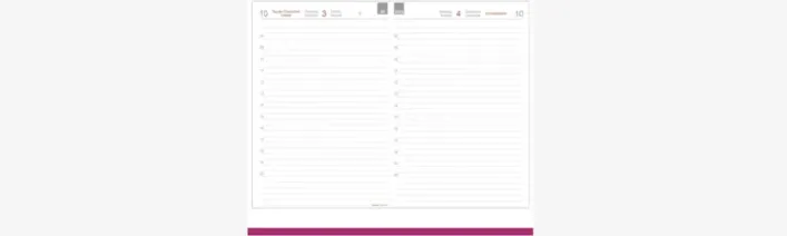 X17 Wochenkalender Classic PLUS 2027 – in A5 und A6